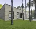 The Concrete, a facade of exposed concrete