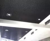 Openwork plastic suspended ceilings