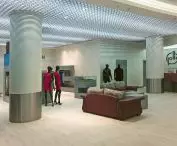 Openwork plastic suspended ceilings