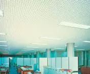 Openwork plastic suspended ceilings