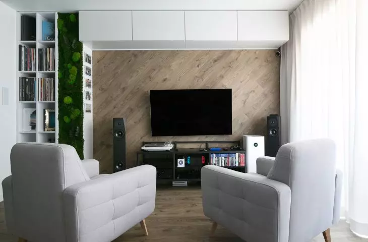 Salon z akcentem z mchu