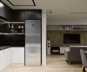 Kitchen and living room visualization