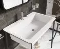 Bateria umywalkowa stojąca z obrotową wylewką Fiesta