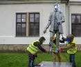 installation of a statue of Pál Teleki in Krakow