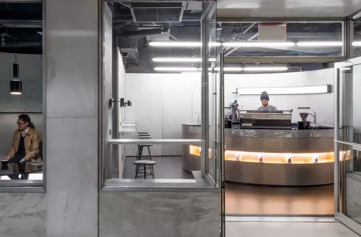 Kawiarnia Voyager Espresso, Nowy Jork, proj.: Only If Architecture
