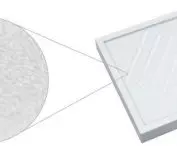 Variant of the anti-slip layer of the shower tray - lines
