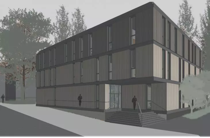 Projekt biblioteki w Krynicy-Zdroju