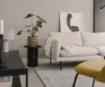 Black accents set against white