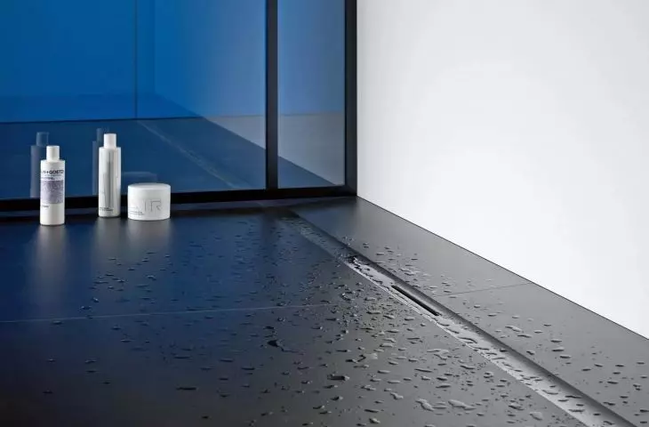 CeraFloor Select linear drain - anthracite