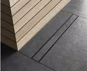 Wiper shower drains
