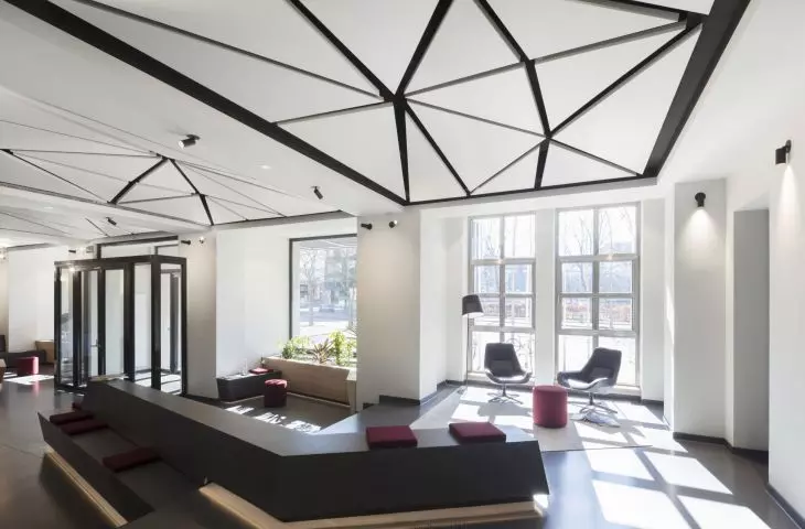 Ecphon Solo Freedom acoustic ceiling island