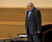 Profesor Olgierd Czerner, podczas wykładu