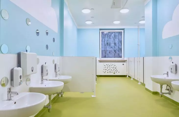 kindergarten bathroom