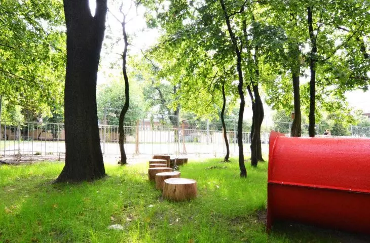 playground at the kindergarten
