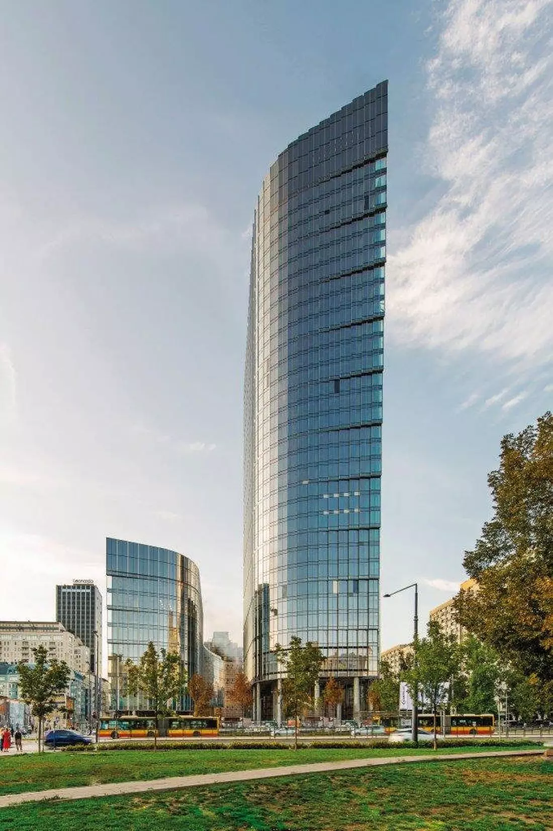 Fasady ALUPROF:
Mennica Legacy Tower, Warszawa, proj.: Goettsch Partners