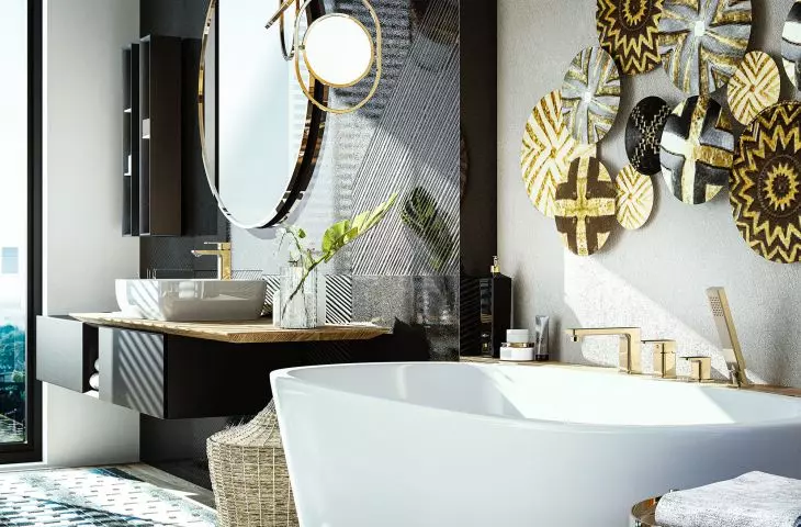 Złota armatura z serii LOFT GOLD