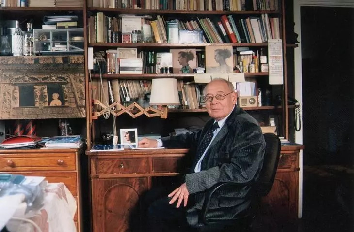 Professor in his apartment