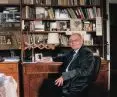 Professor in his apartment
