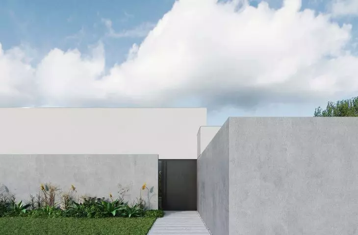 House KEL_20, main entrance