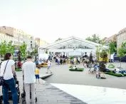 Tymczasowa przestrzeń publiczna dla Malta Festival Poznań 2017