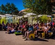 Tymczasowa przestrzeń publiczna dla Malta Festival Poznań 2017