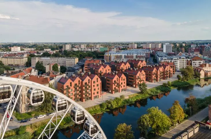 Riverview estate, Gdansk, proj.: APA Wojciechowski Architekci