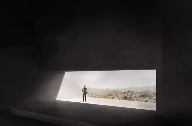 Hyperloop project, observation deck