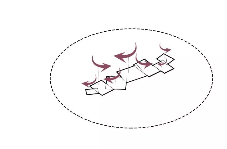 Nevada research campus, diagram showing air circulation
