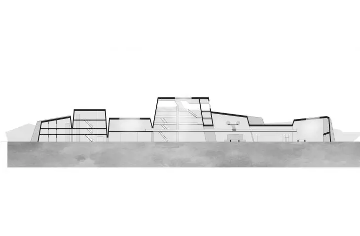 Nevada research campus, cross section