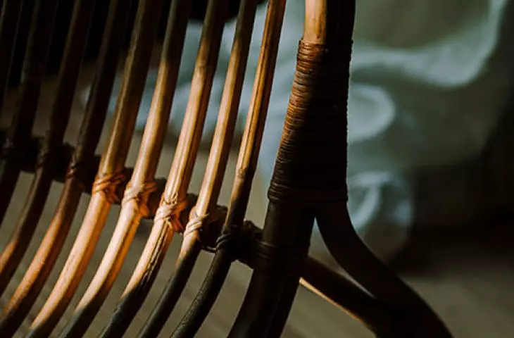 armchair in the bedroom