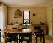 kitchen with dining area