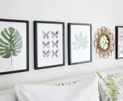 Plant motifs on decorations