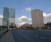 od lewej: Widok Towers, Hotel Forum, kwiecień 2020 r.