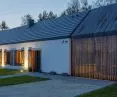 House in Pear Tree, in the evening