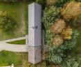 The house in Pear Tree, bird's eye view