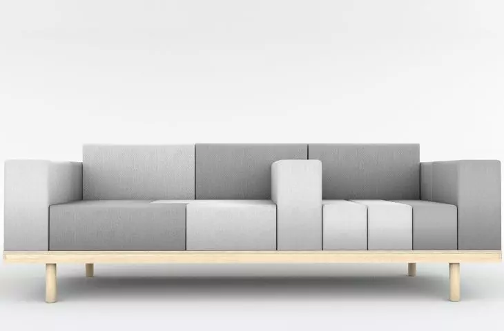 Brick furniture set, expanded layout