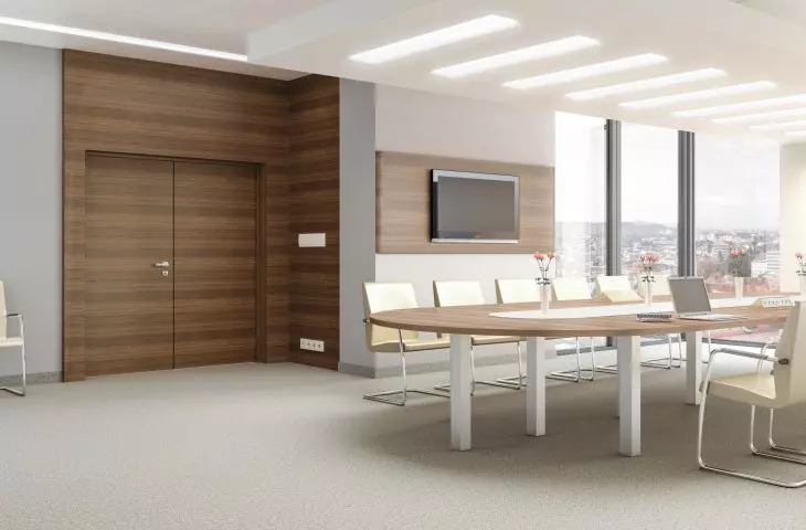 Interior doors in fashionable shades - EI60 Plus model with built-ins
