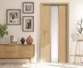 Drzwi wewnętrzne w modnych odcieniach - model Etiuda Lux A03 jasny dąb