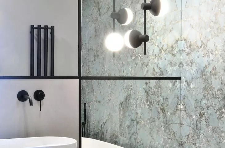 bathroom in Green Moon apartment