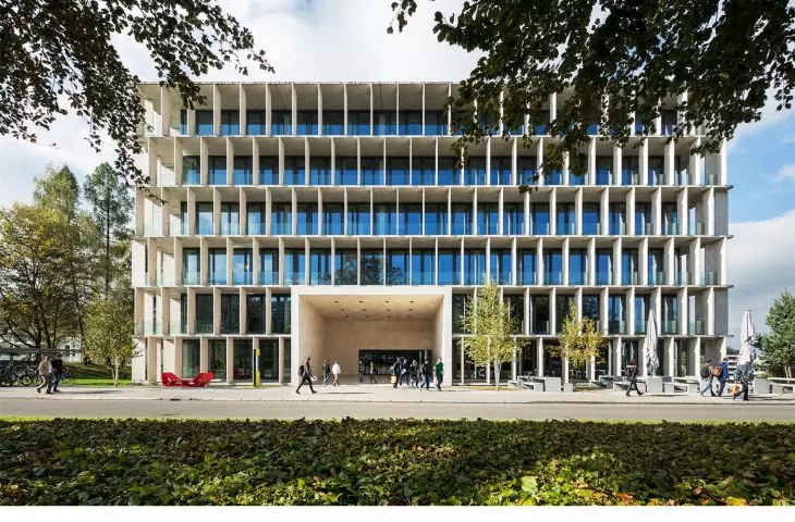 budynek e-Science Lab na kampusie Politechniki Federalnej (ETH), Zurych, Szwajcaria