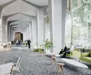 Grande Armée, 1970s redevelopment of the former Peugeot Citroën headquarters, Paris, France