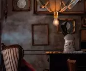 Lampa w prywatnym wnętrzu