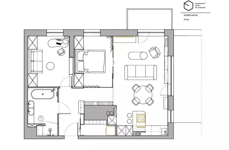 apartment projection 