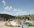 A pond is planned for the square