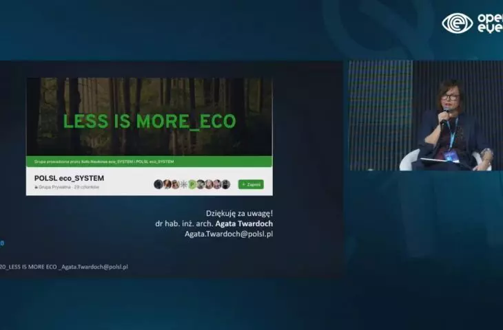 Agata Twardoch postulated Less is more eco!