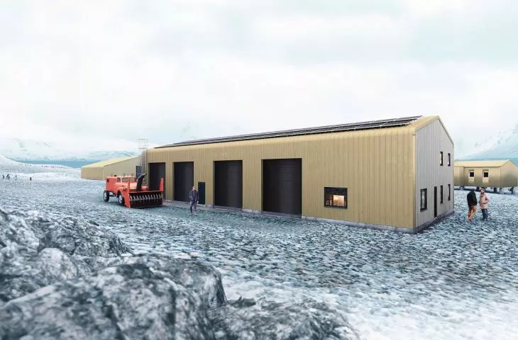 buildings of the Polish Antarctic Station named after Henryk Arctowski