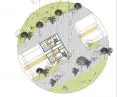configuration of common spaces in the 500 Viviendas de Interes Social project