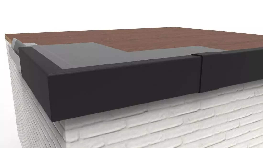 Dachy płaskie - Aluminiowy system Clips and Go © AMT Roofs