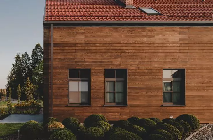 Wooden façade