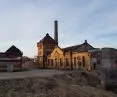 Old Slaughterhouse - northern part, in the foreground the excavation of the demolished freezing plant. An office building is to be built in its place.